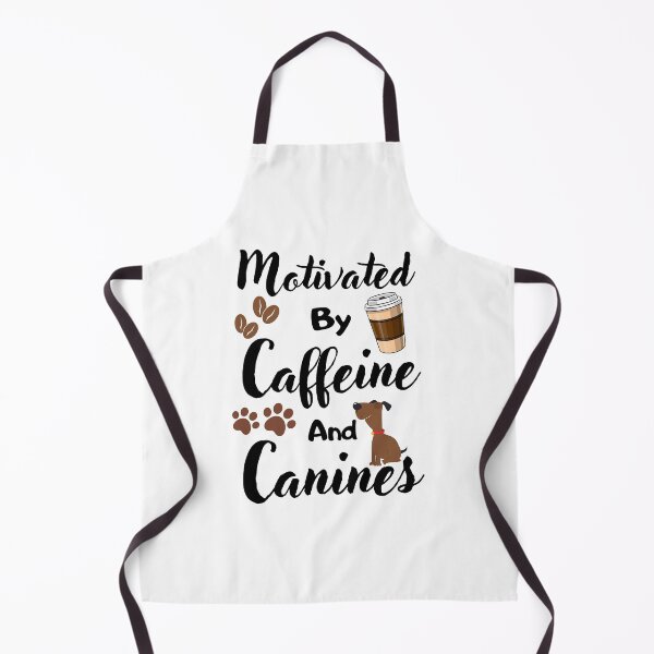 Item preview, Motivated by Caffeine and Canines, Coffee Addicts And Dogs Lover designed and sold by BlackAble.