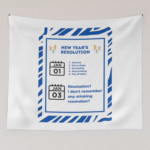 Item preview, New Year's Resolution - I don't remember any stinking resolution designed and sold by teewearstyle.
