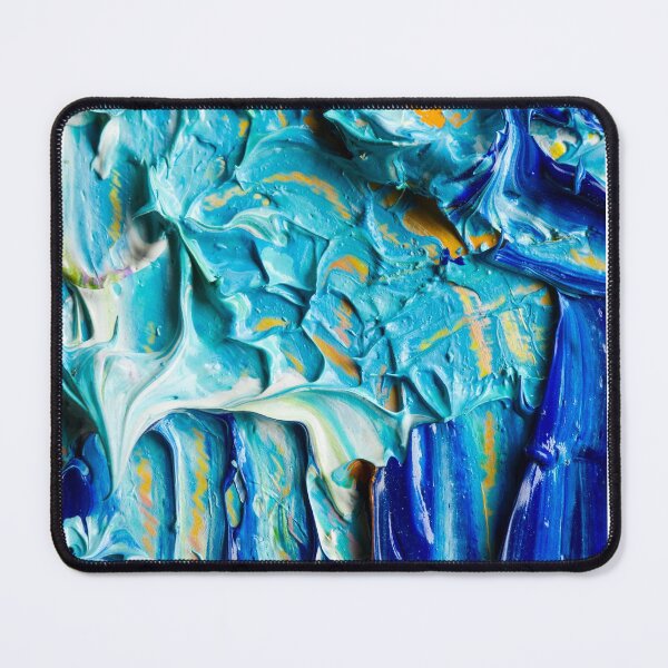 Item preview, Blue Abstract Oil Painting designed and sold by newburyboutique.