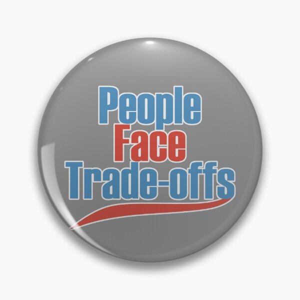 Item preview, People Face Trade-Offs - Blue, Red designed and sold by Chubuter.