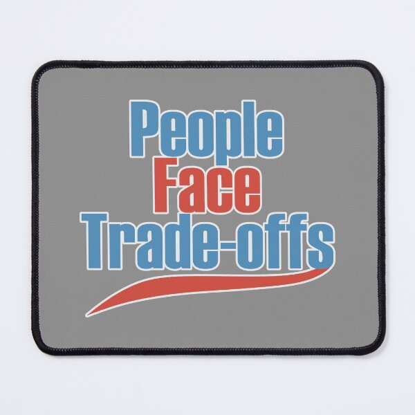 Item preview, People Face Trade-Offs - Blue, Red designed and sold by Chubuter.