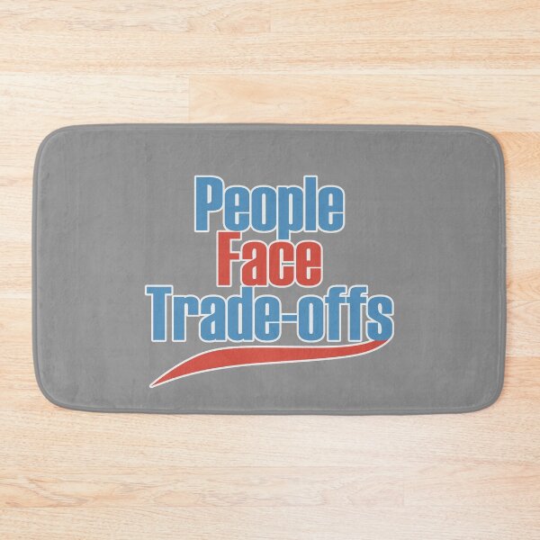 Item preview, People Face Trade-Offs - Blue, Red designed and sold by Chubuter.