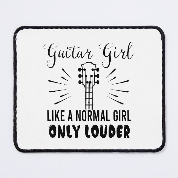 Item preview, Guitar Girl - Guitarist Girl Black White designed and sold by IrinchiDE.