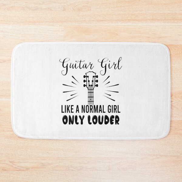 Item preview, Guitar Girl - Guitarist Girl Black White designed and sold by IrinchiDE.