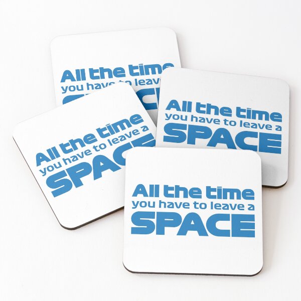 Item preview, All the time you have to leave a space - Blue designed and sold by F440.