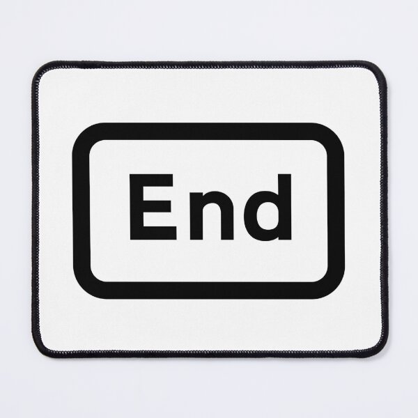 Item preview, UK End Road Sign - White with black text designed and sold by MintGubbins.