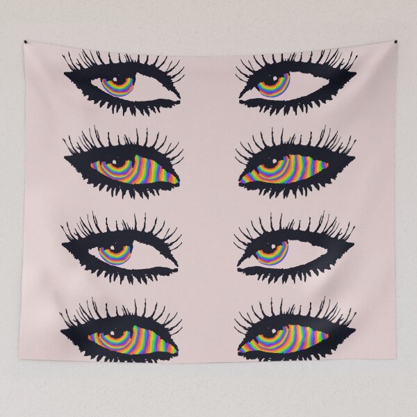 Item preview, Trippy rainbow eyes designed and sold by Yoohoo-xoErica.