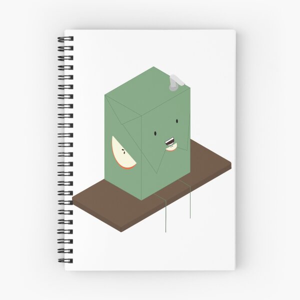 Item preview, Apple juice box eating an apple designed and sold by Claire Lim.