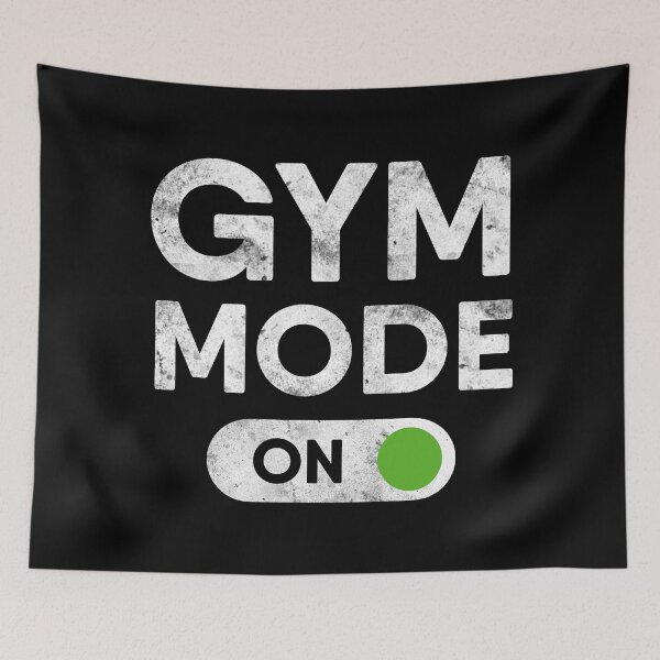 Item preview, Gym Mode On - Funny Workout designed and sold by motivationaltee.