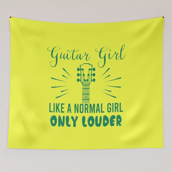 Item preview, Guitar Girl - Guitarist Girl Green designed and sold by IrinchiDE.