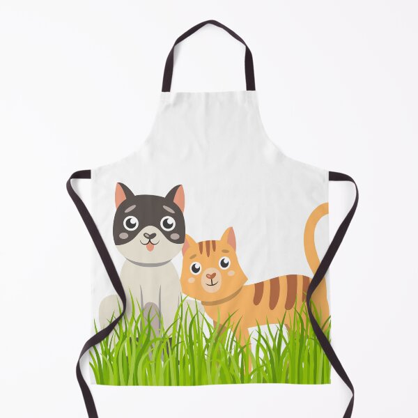 Item preview, Cute cat cartoon characters illustrations set. cats with heart shaped noses, happy fluffy kittens smiling designed and sold by COLORS STORE.