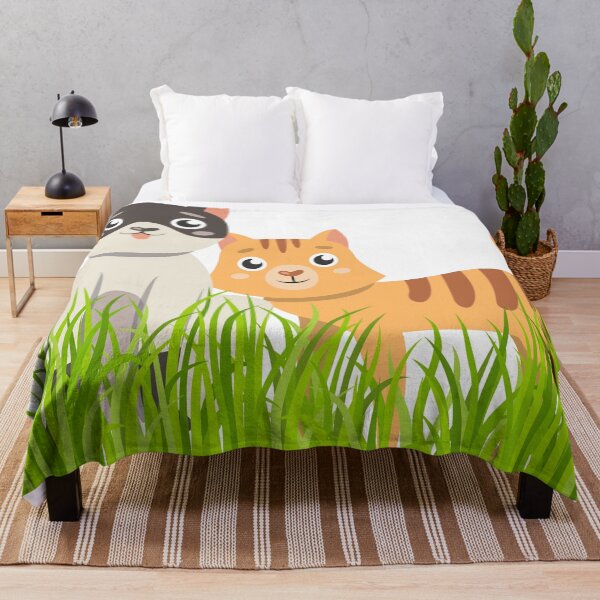 Item preview, Cute cat cartoon characters illustrations set. cats with heart shaped noses, happy fluffy kittens smiling designed and sold by COLORS STORE.