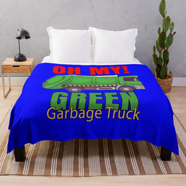 Item preview, Garbage Truck Waste Hauler Workers Oh My Green Garbage Truck designed and sold by fantasticdesign.