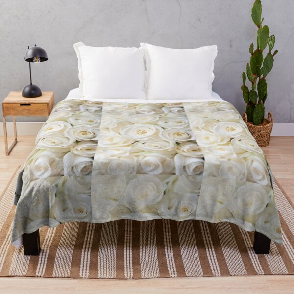 Item preview, Romantic White Roses, Beautiful Flowers designed and sold by newburyboutique.