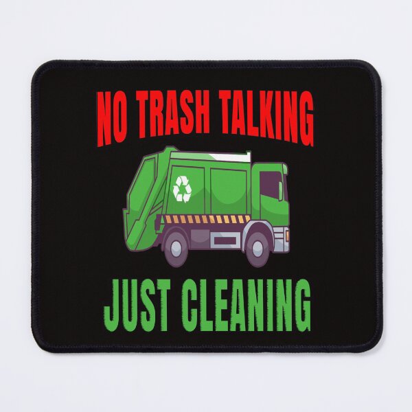Item preview, Garbage Truck Waste Workers No Trash Talking Just Cleaning designed and sold by fantasticdesign.