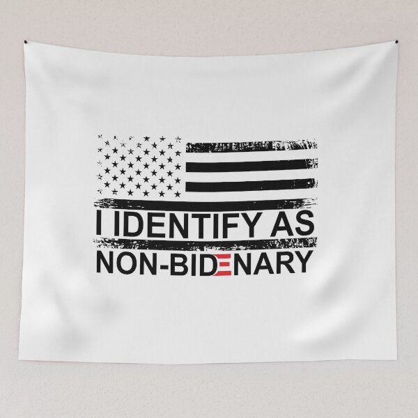Item preview, I identify as non-bidenary, Anti joe Biden designed and sold by Mirnamar.