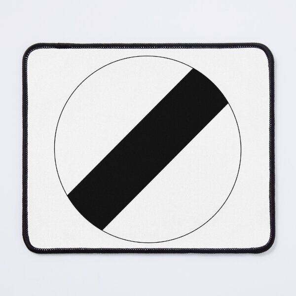 Item preview, UK National Speed Limit Speed Limit sign designed and sold by MintGubbins.