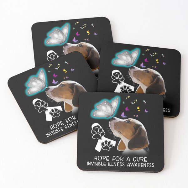 Item preview, Beagle Hope For A Cure Invisible Illness Awareness designed and sold by Grooffos.