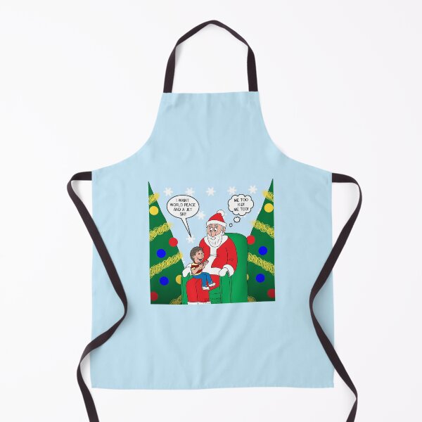 Item preview, Santa, World Peace and a Jet Ski designed and sold by Out to Lunch Cartoons and More.