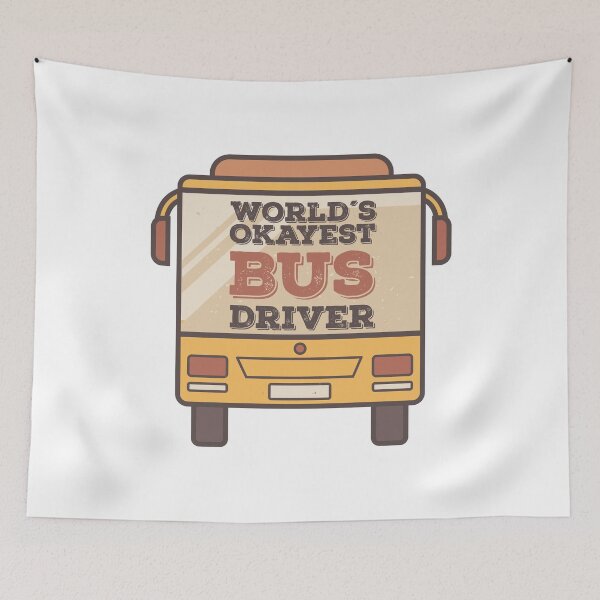 Item preview, World's Okayest Bus Driver designed and sold by SportDIXIT.