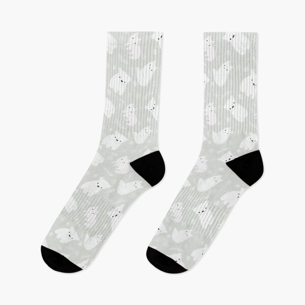 Item preview, Baby Arctic Animals Light Neutral Gray designed and sold by Heather Rosas.