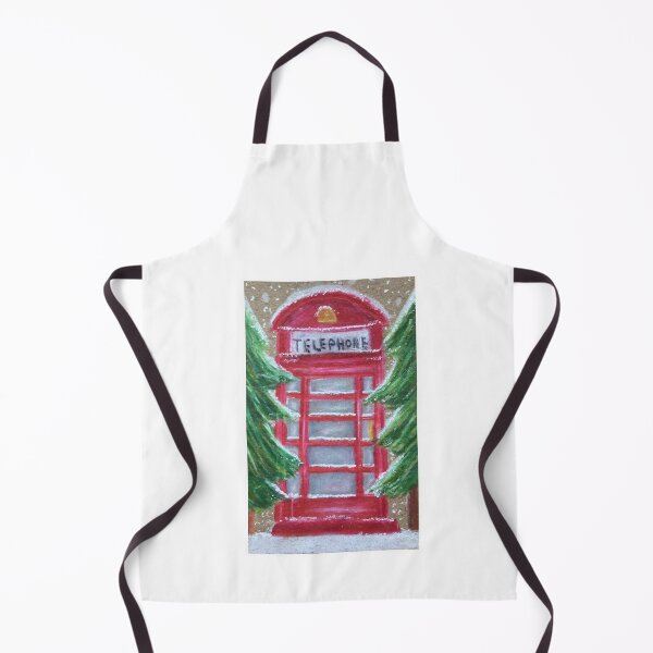 Item preview, Christmas Telephone Box Design designed and sold by ArtByTomRigby.