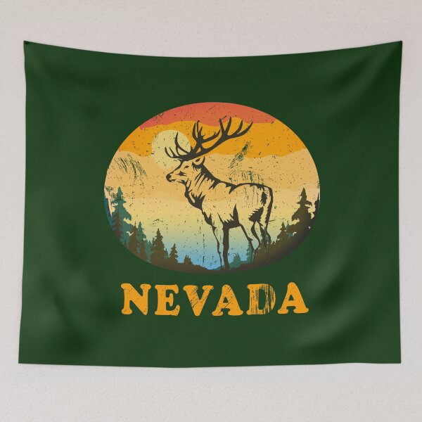Item preview, Nevada State Elk and Deer Hunting designed and sold by checkertonetees.
