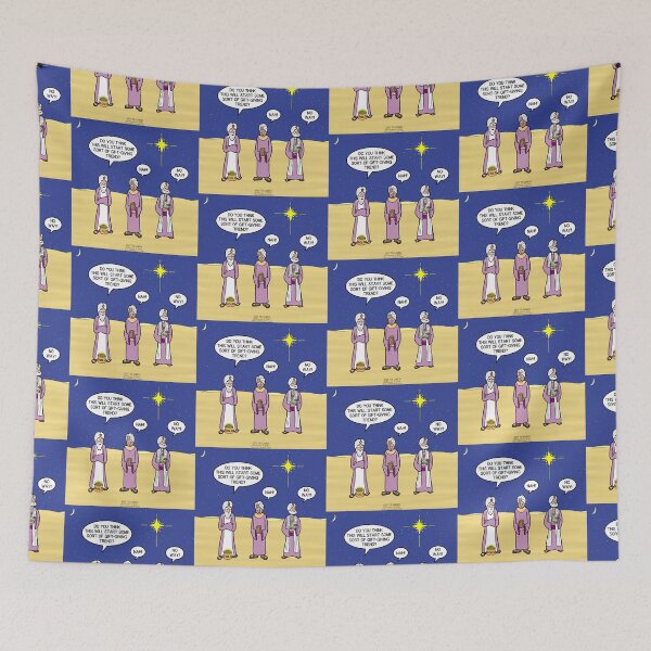 Item preview, Wisemen Bearing Gifts designed and sold by Out to Lunch Cartoons and More.