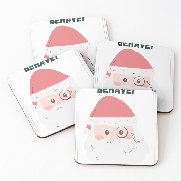Item preview, Christmas santa behave or else  designed and sold by SpiceMonkeyC.