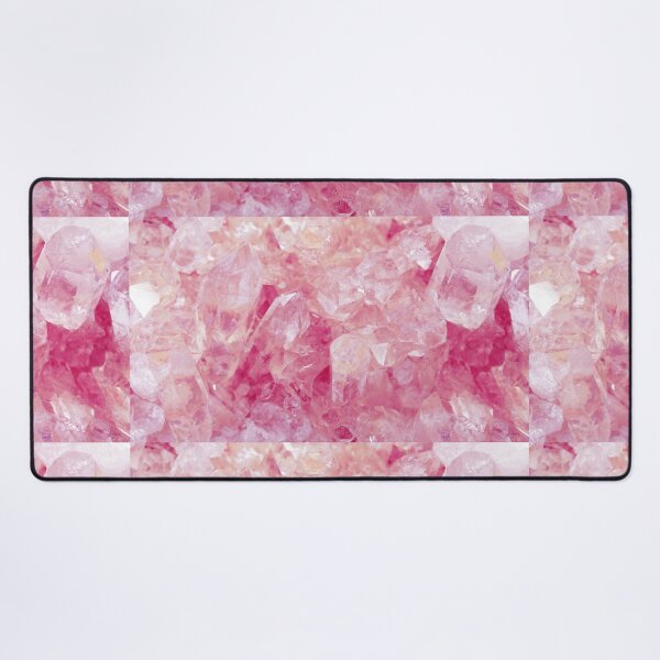 Item preview, Pink Rose Quartz Geode Crystal designed and sold by newburyboutique.