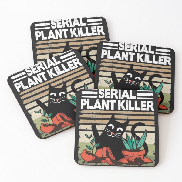 Item preview, Serial Plant Gardening Killer Funny Cats designed and sold by StarcyWol.