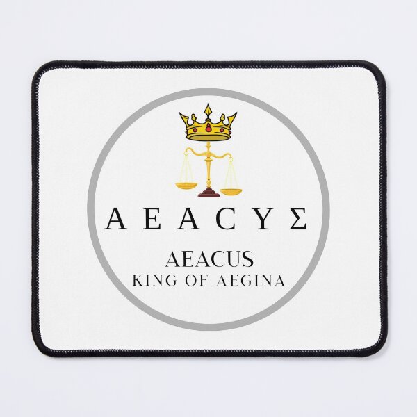 Item preview, Aeacus King of Aegina Greek Demigod Mythology Design designed and sold by OnyxMoonDesigns.