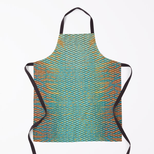 Item preview, Teal Orange Mermaid Scales designed and sold by SeaMonstress.