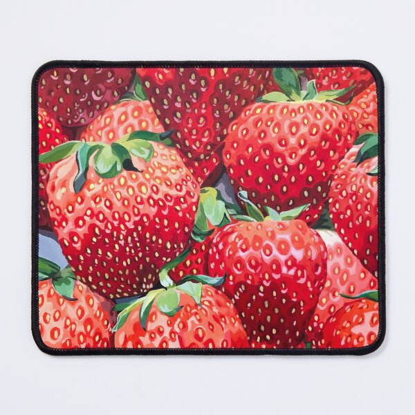Item preview, Las Fresas Strawberry Painting by Bridget Koza designed and sold by Bridget Koza.