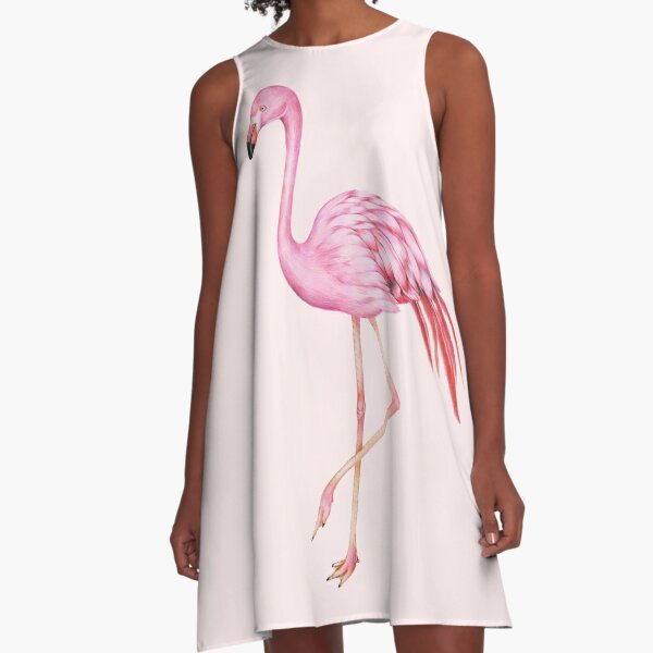 flamingo summer dress