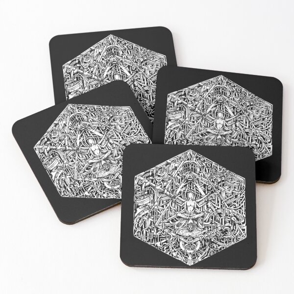 Item preview, Hexagonal Layers of Reality | Psychedelic Art designed and sold by Trippinink-.