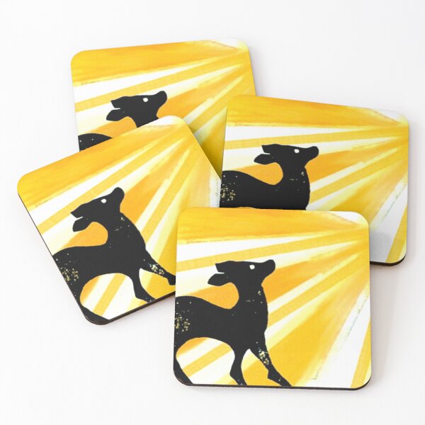 Item preview, Silhouette deer in sun designed and sold by glowvim.