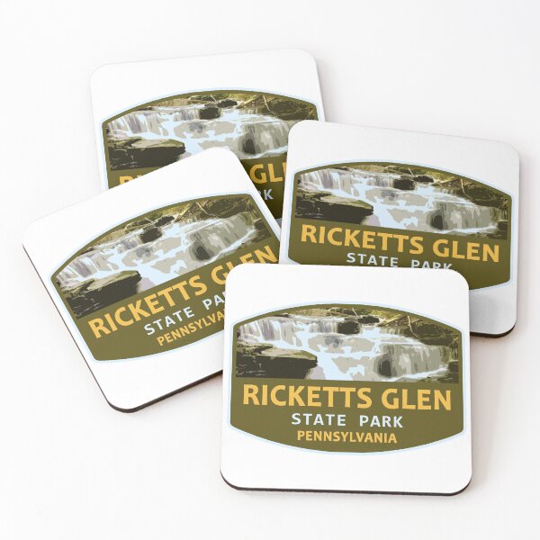 Item preview, Ricketts Glen State Park Oval Logo designed and sold by VanyaKar.