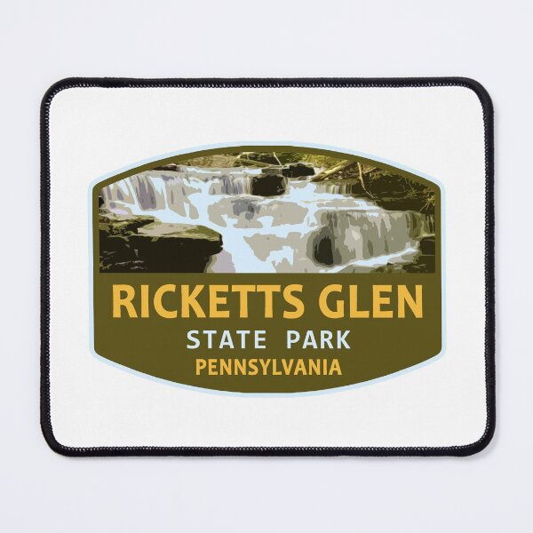 Item preview, Ricketts Glen State Park Oval Logo designed and sold by VanyaKar.