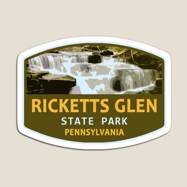 Item preview, Ricketts Glen State Park Oval Logo designed and sold by VanyaKar.