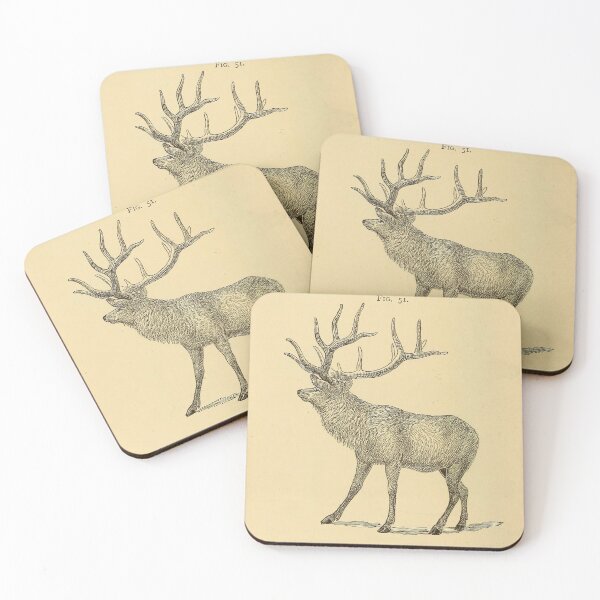 Item preview, Naturalist Elk designed and sold by BlueSpecsStudio.