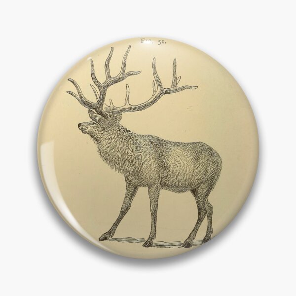 Item preview, Naturalist Elk designed and sold by BlueSpecsStudio.