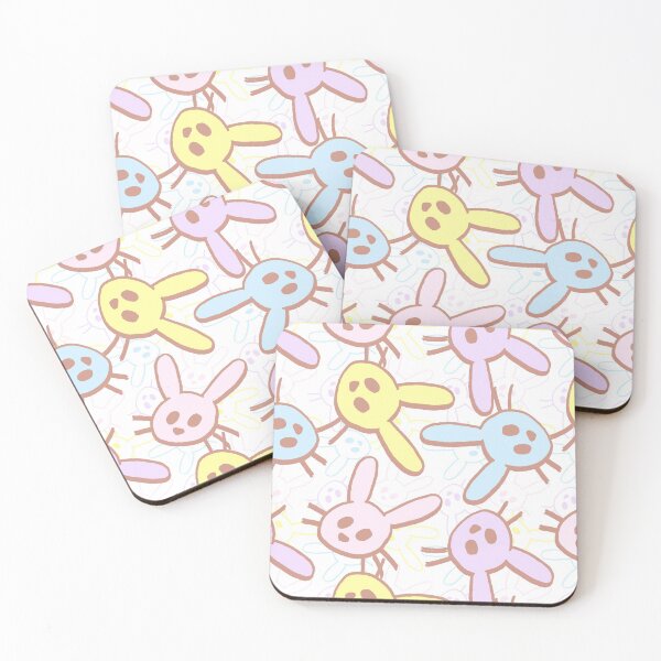 Item preview, Girly Pastel Rainbow Cartoon Rabbits designed and sold by Caryn Pinkston.