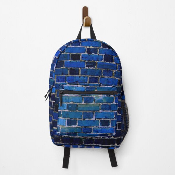 Item preview, blue Brick Wall designed and sold by 2sweetsDesign.