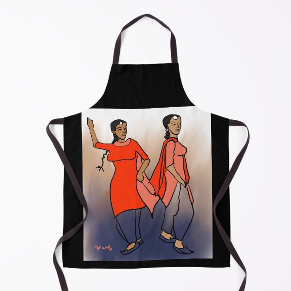 Item preview, Bhangra Girls in Red designed and sold by Sukhpal Grewal Ethnic Art.