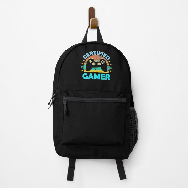 Item preview, Certified Gamer Gaming Funny Retro Vintage Video Games Gift designed and sold by Wadia Hamda.