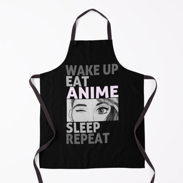 Item preview, Wake up Eat Anime Sleep Repeat - Cute Japanese Otaku Quote designed and sold by smailjr.