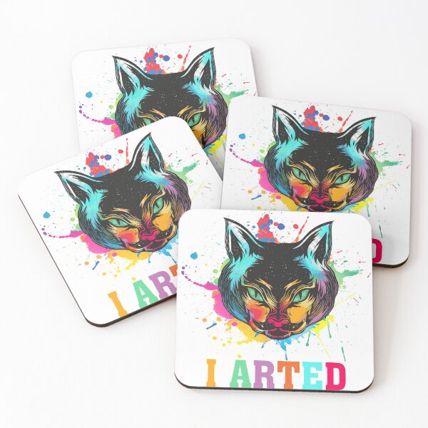 Item preview, I Arted Funny Artist painter Crafter Colorful Art Cat Lover designed and sold by Dream-bubble.