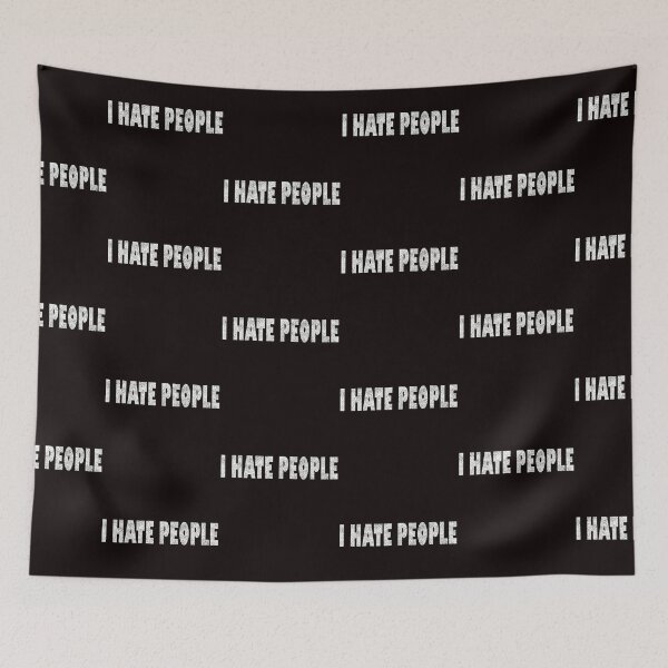 Item preview, I HATE PEOLPLE TSHIRT designed and sold by GOLDFAMILYSHOP.