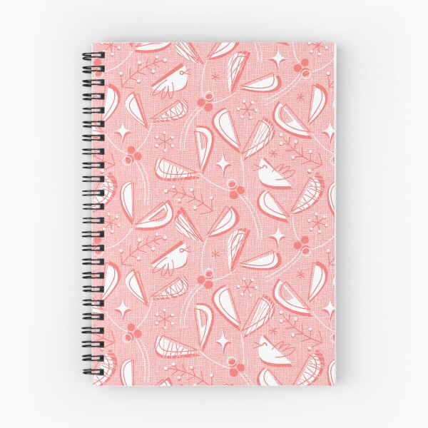 Item preview, MCM - Mistletoe and Birds - Retro Pink designed and sold by miavaldez.